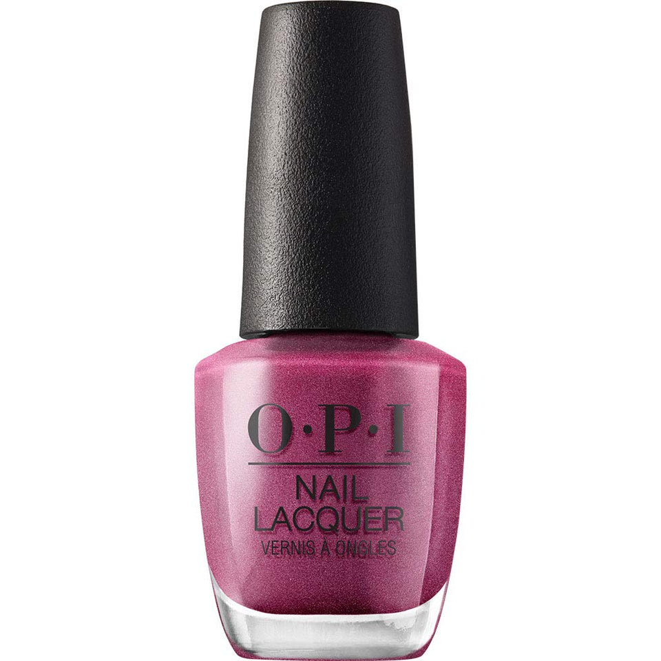 OPI bottle front view showing rose pink shade and label, ideal for color choice