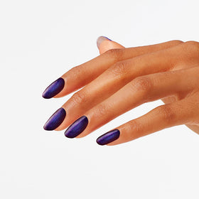 OPI close-up of purple-blue shimmer highlighting luminous dimension benefit