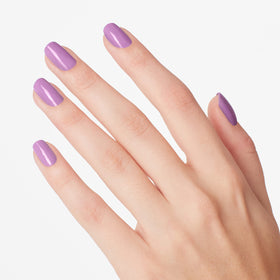 OPI nails close-up highlighting glossy finish and chip-resistant look