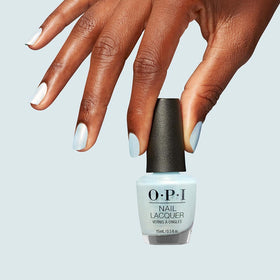 OPI lacquer texture drop showing creamy shimmer and easy levelling benefit