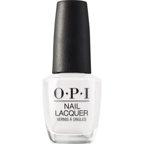 OPI Alpine Snow front bottle showing clean white shade and brand clarity