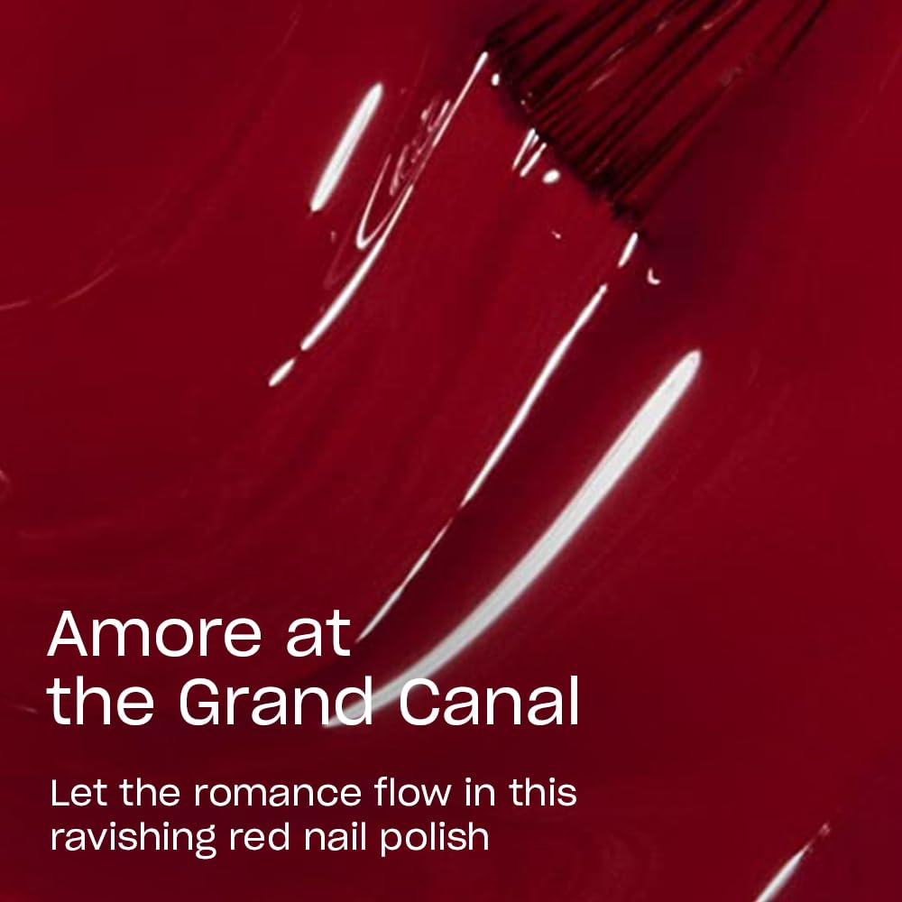 OPI pro-wide brush close-up demonstrating smooth, streak-free strokes