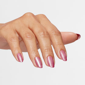 OPI bottle label closeup highlighting brand and product for easy identification