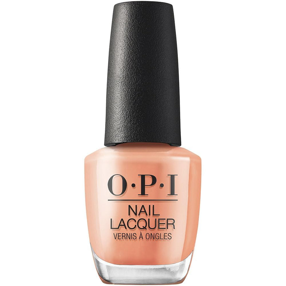 OPI bottle front view showing Apricot AF bright orange color and glossy finish