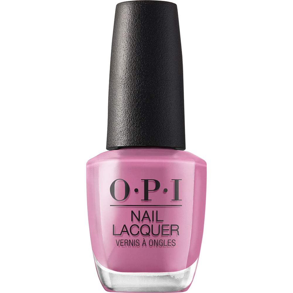 OPI bottle front view showing soft pink shade and glossy finish benefit