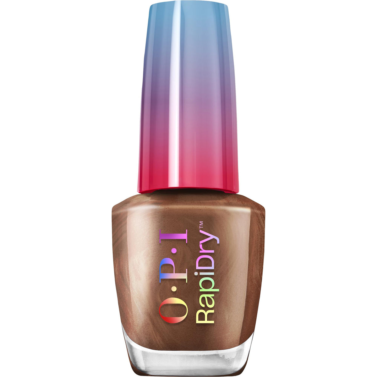OPI front packaging showing bottle and label, clear brand visibility and color