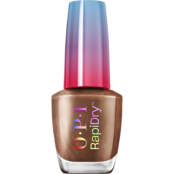OPI front packaging showing bottle and label, clear brand visibility and color