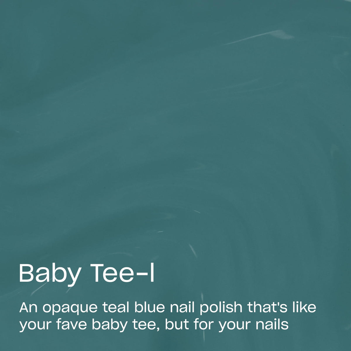 OPI Baby Tee-l pro-wide brush stroke demonstrating smooth application and full coverage