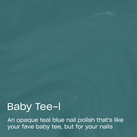 OPI Baby Tee-l pro-wide brush stroke demonstrating smooth application and full coverage