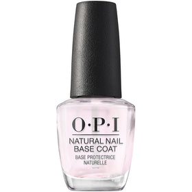 OPI base coat front packaging showing bottle and label benefit protection