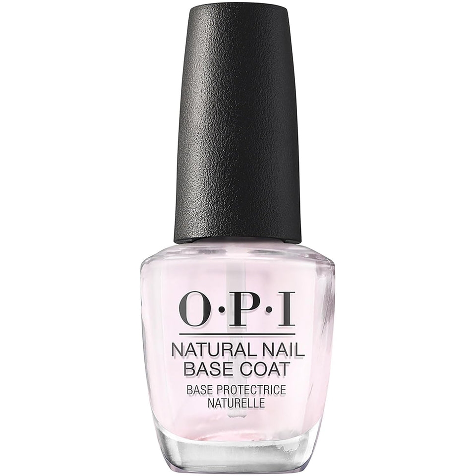 OPI base coat front packaging showing bottle and label benefit protection