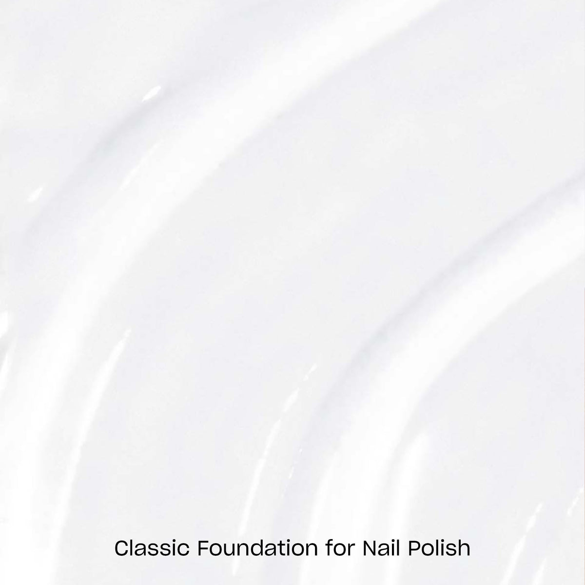 OPI texture shot of clear base coat finish showing glossy, fast-drying benefit