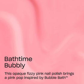 OPI Bathtime Bubbly open cap showing Pro-Wide brush for smooth even application
