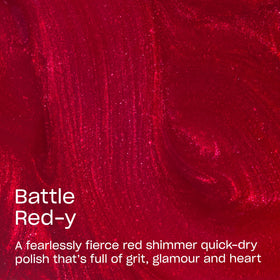 OPI brush close-up displaying Speedy Rush Brush for smooth application