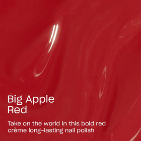 OPI Big Apple Red bottle cap and label showing brand and product clarity