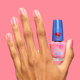 OPI bottle held in hand to show size and expected coverage for at-home mani