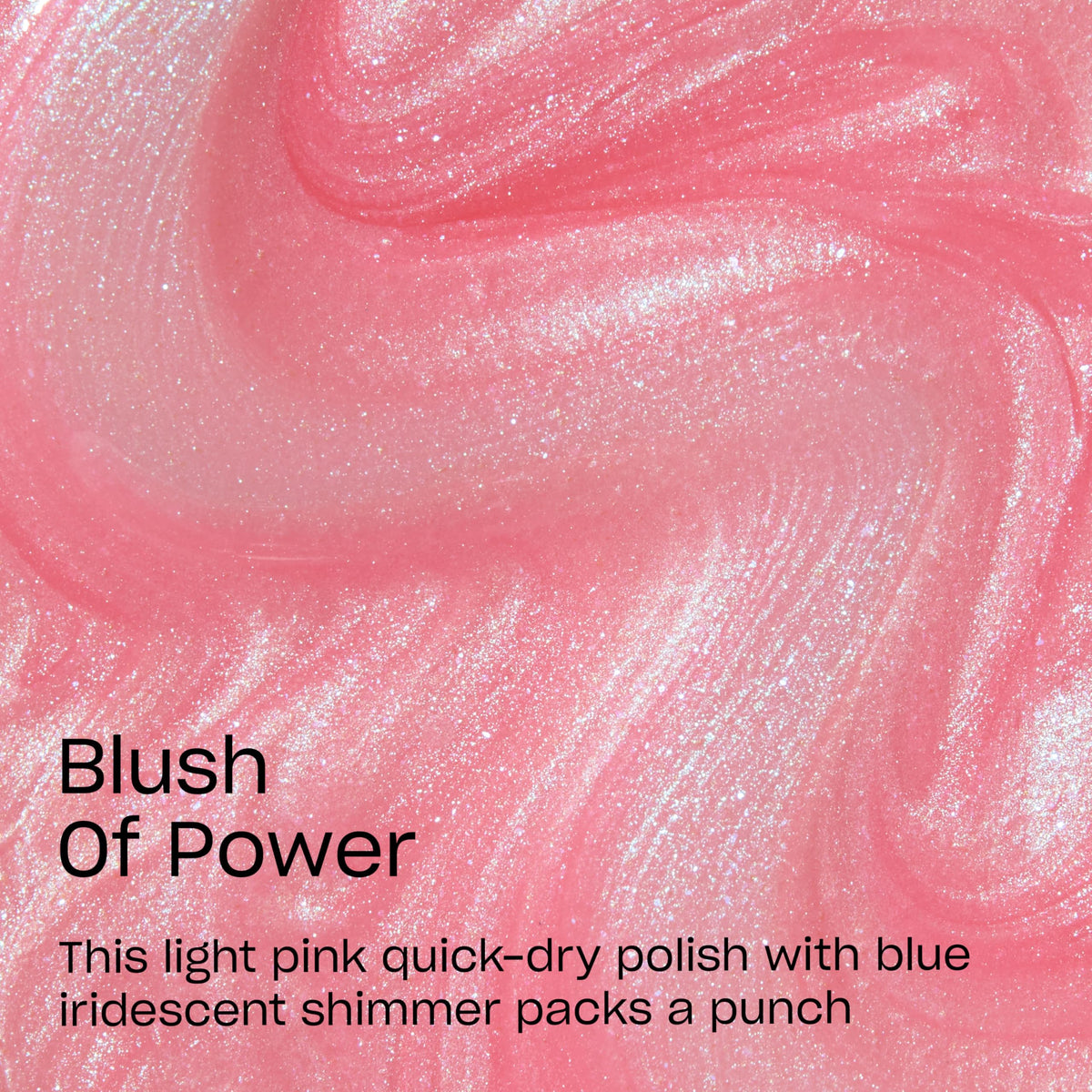 OPI Speedy Rush Brush close-up showing even application and faster coverage benefit