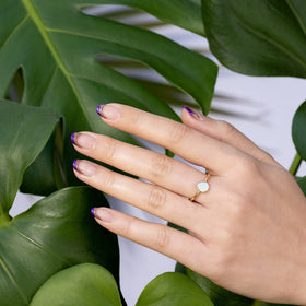 OPI close-up of nail edge showing chip-resistant finish and durability