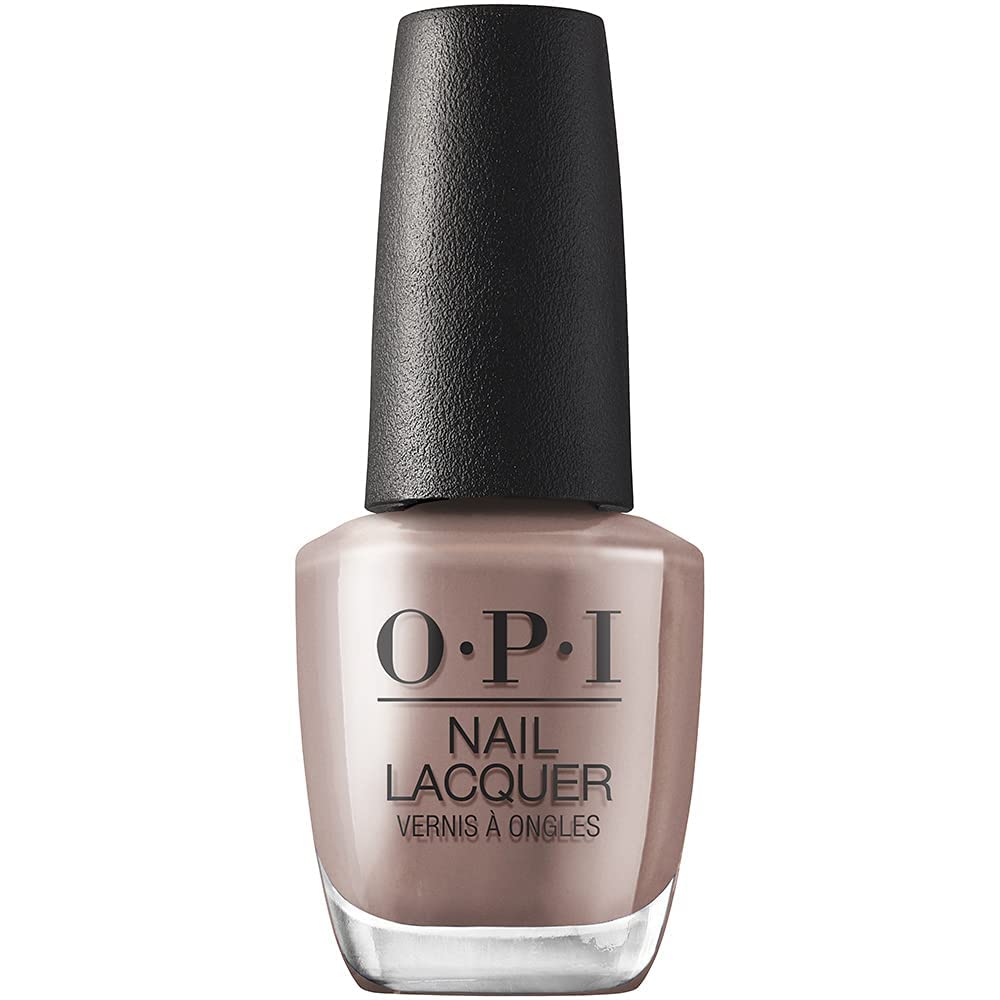 OPI Bonfire Serenade front bottle showing deep brown crème and glossy finish