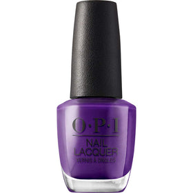 OPI bottle front view showing rich purple color and glossy finish benefit