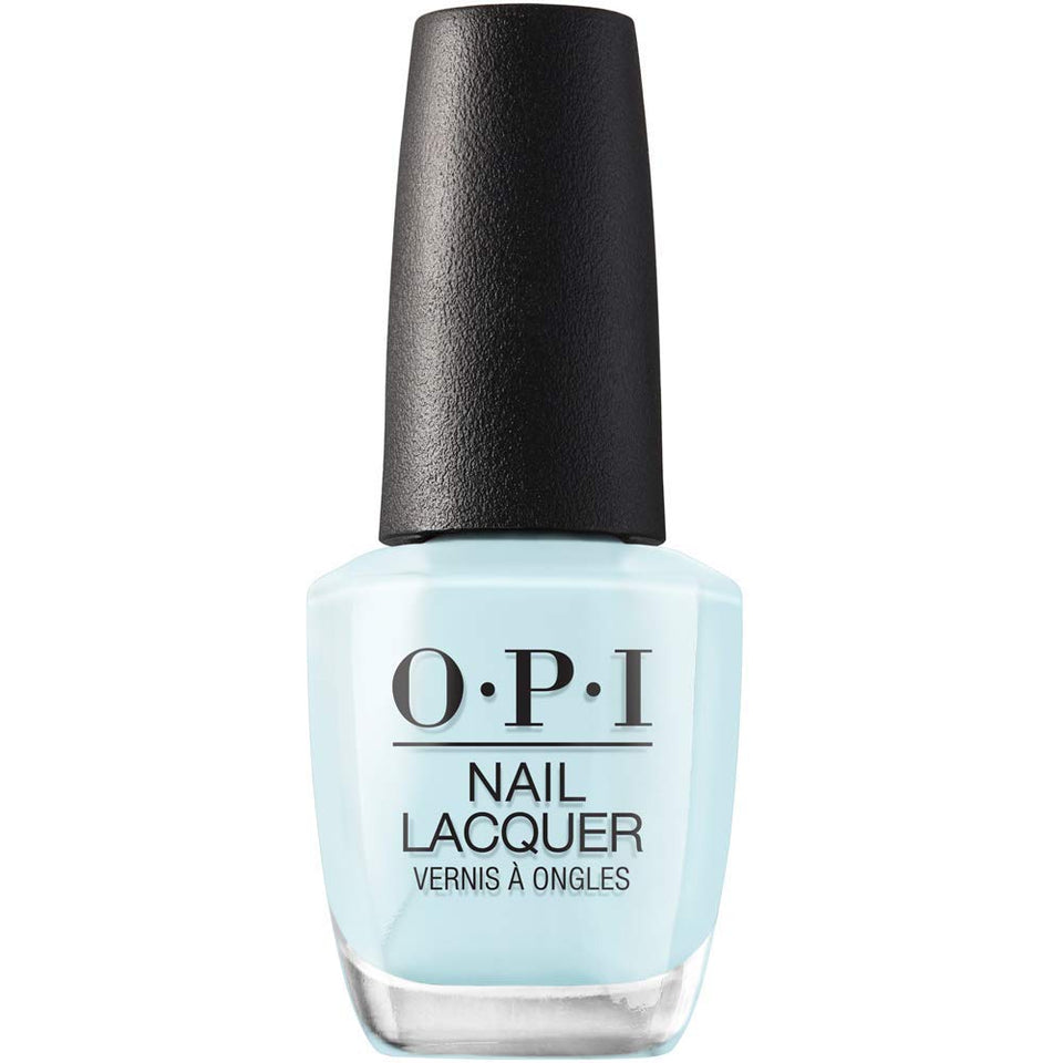 OPI bottle front view showing Move-mint color and glossy finish benefit