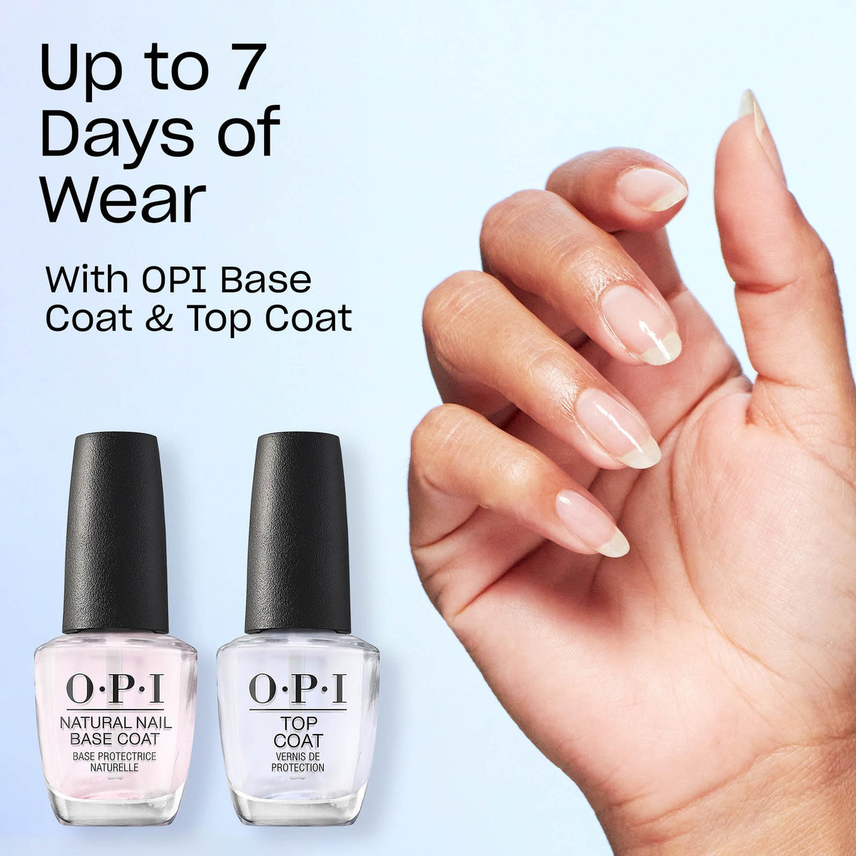 OPI bottle styled with beach props conveying vacation-ready color and mood benefit