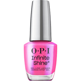 OPI Brighter Daze Ahead front bottle showing bold pink shade and label benefit shine