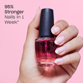OPI brush close-up displaying smooth application for even coverage
