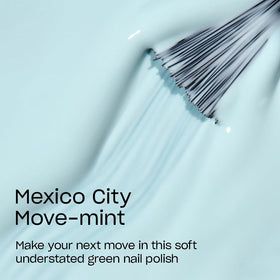 OPI brush closeup demonstrating pro-wide brush for smooth application benefit