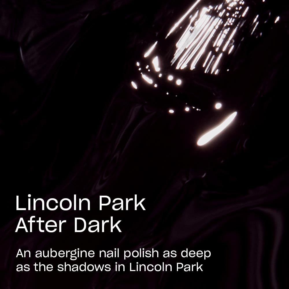 OPI brush stroke of Lincoln Park After Dark showing smooth, streak-free coverage