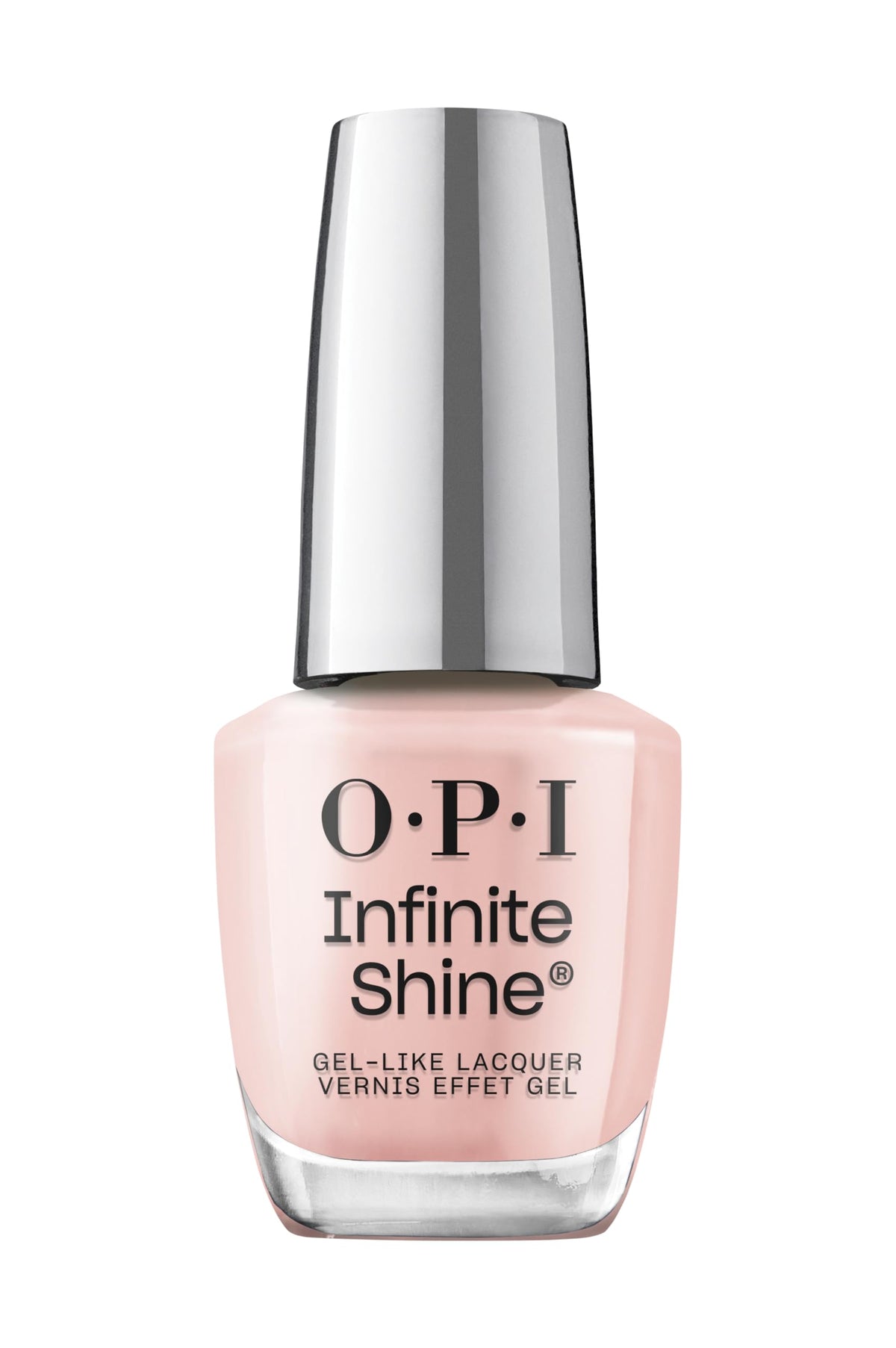 OPI Bubble Bath front bottle showing label and elegant pink shade benefit: clear brand identity