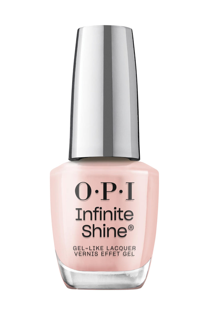 OPI Bubble Bath front bottle showing label and elegant pink shade benefit: clear brand identity