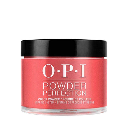 OPI Cajun Shrimp front jar showing branded label and bold orange color benefit
