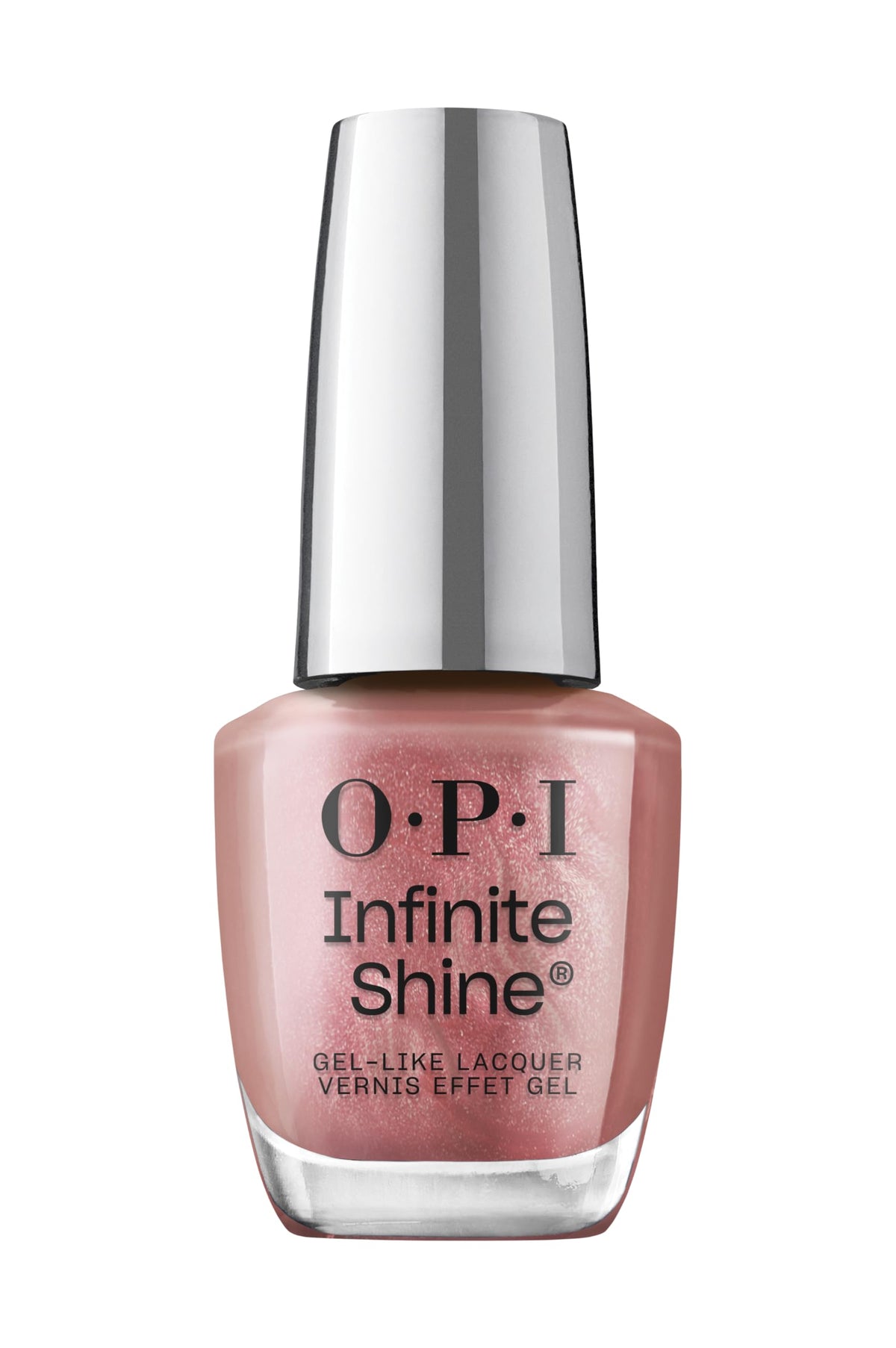 OPI bottle front view showing Chicago Champaign Toast for glossy results