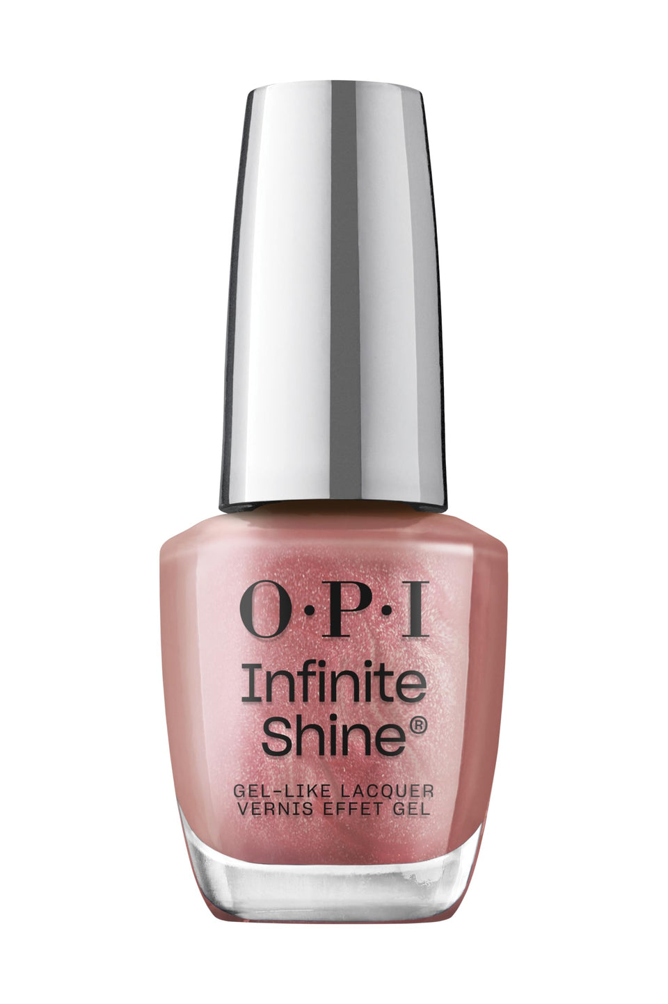 OPI bottle front view showing Chicago Champaign Toast for glossy results
