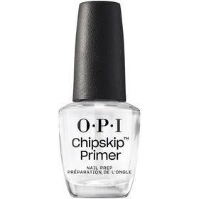 OPI Chip Skip Primer front bottle showing label and sleek finish benefit
