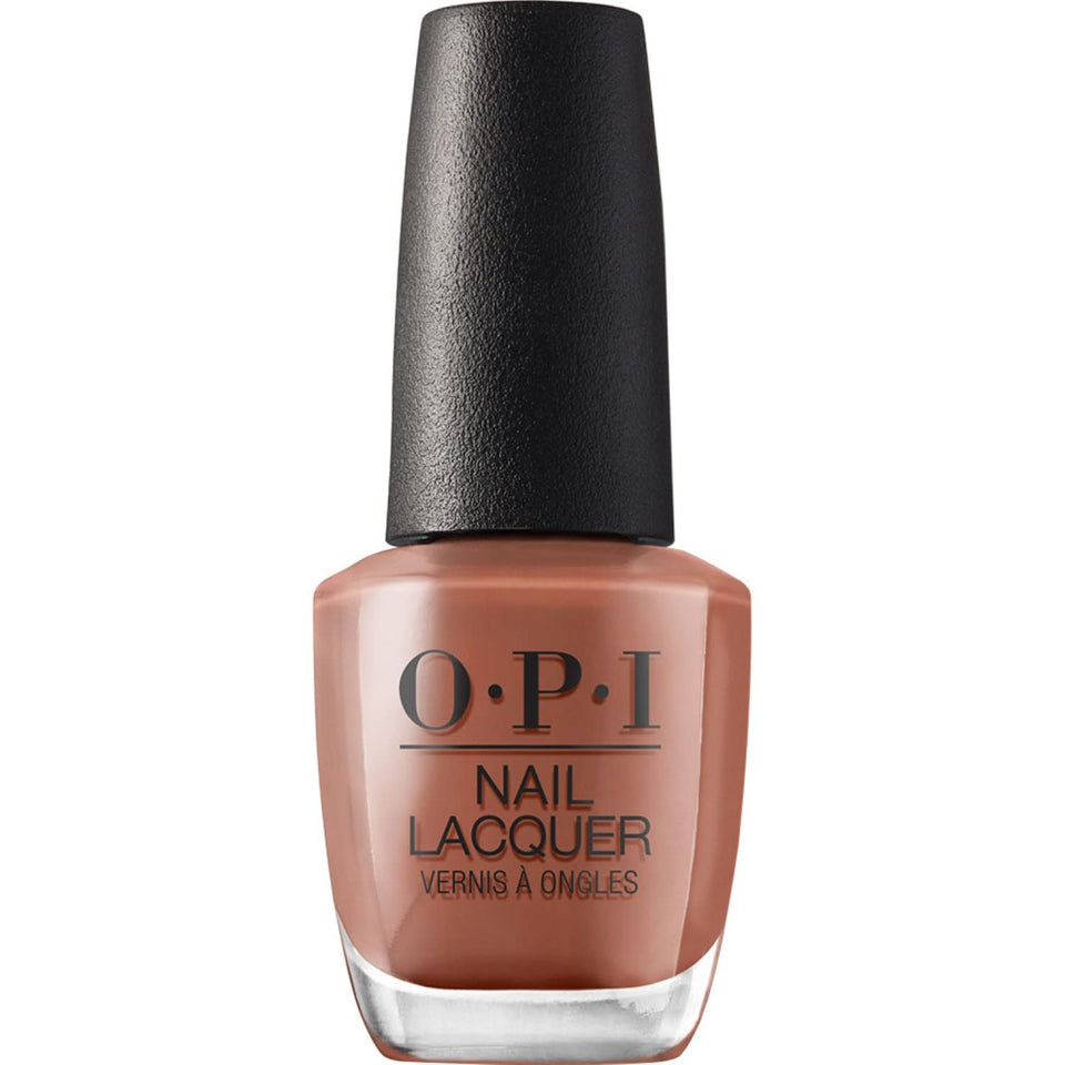 OPI Chocolate Moose front bottle shot showing rich brown shade and label