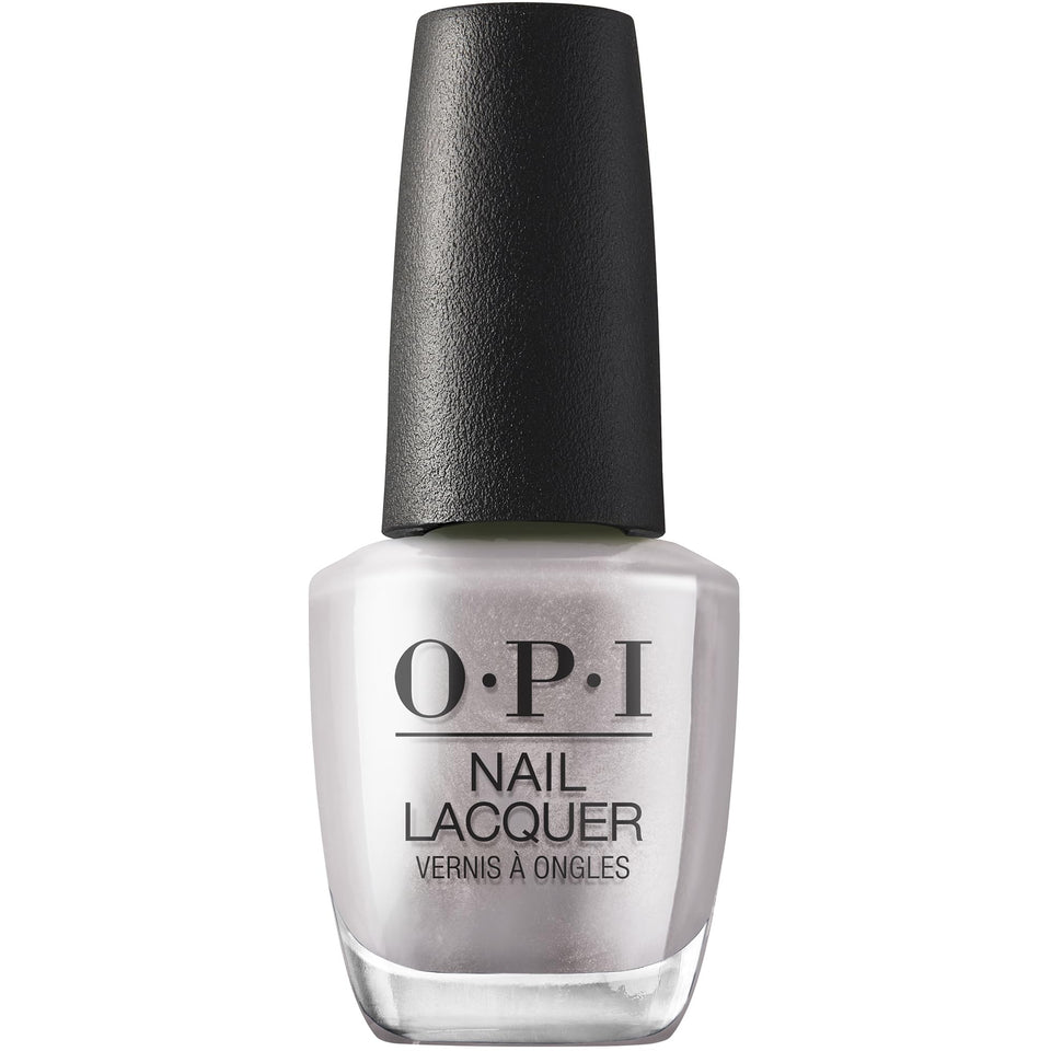 OPI Chrome Clawz front bottle showing bright metallic silver polish benefit mirror-like shine