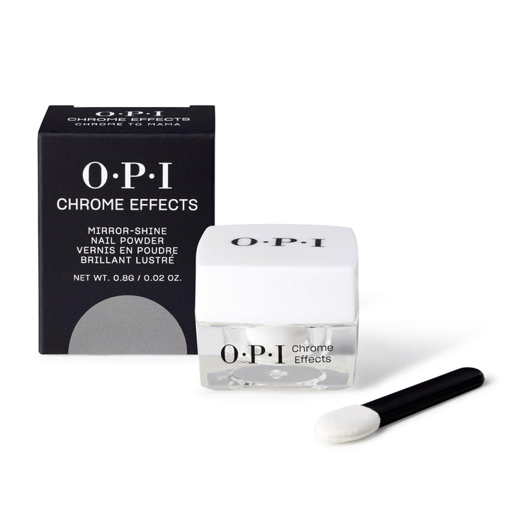 OPI Chrome to Mama front packaging showing product and applicator benefit