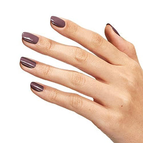 OPI Claydreaming pedicure swatch on toes showing versatile neutral for seasonal wear
