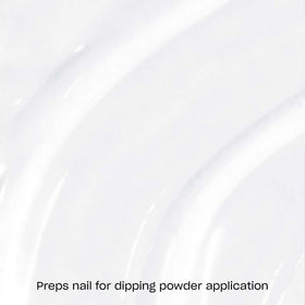 OPI clear base coat texture swipe displaying smooth finish and quick-dry benefit
