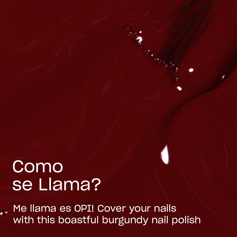 OPI brush stroke displaying smooth application and even coverage benefit