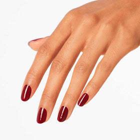 OPI close-up of lacquer pigment highlighting creamy texture and high-shine benefit