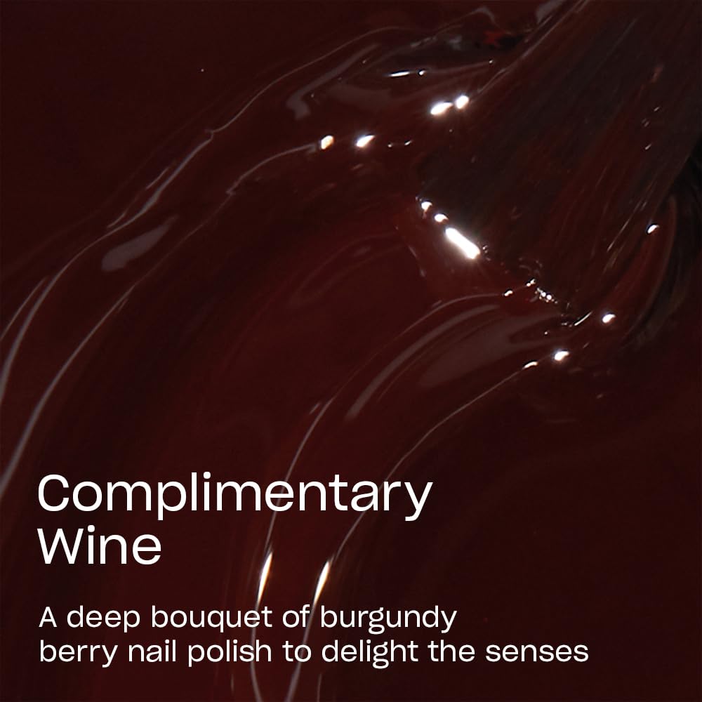 OPI Complimentary Wine brush stroke demonstrating smooth even coverage