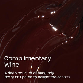 OPI Complimentary Wine brush stroke demonstrating smooth even coverage