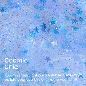 OPI Cosmic Chic brush spreading polish for quick, even application
