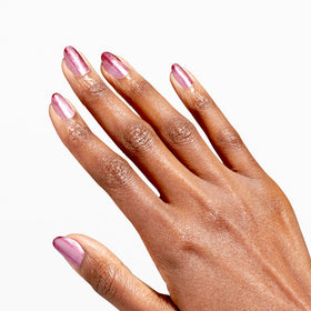 OPI CosMIC Drop application stroke close-up revealing even coverage and texture