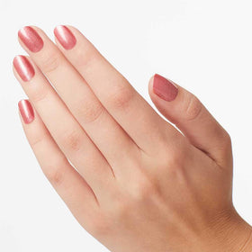 OPI brush closeup showing smooth application and even polish pick-up benefit
