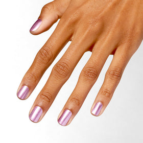 OPI Cyborn Again swatch on nails showcasing opaque color and high shine