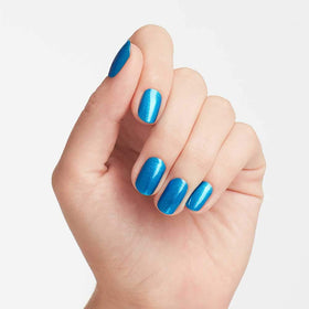 OPI macro texture shot showing shimmer particles and smooth finish benefit